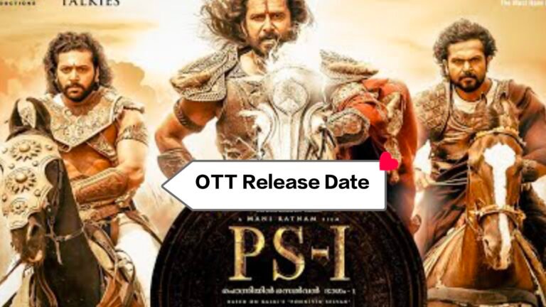 PS1 movie Ott release date in India, USA, UK, Canada, Australia